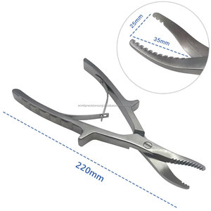 กรรไกรตัดกระดูกสะโพกสำหรับศัลยกรรมกระดูกและข้อ ยี่ห้อ WORLD PRECISION SURGICAL พร้อมที่จับแผ่นกระดูก  วัสดุสแตนเลส - Product Image 2