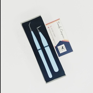 Pinzas Profesionales Somofy Enterprises de Acero Inoxidable con Nano Grip para Extensiones de Pestañas, 90 y 45 Grados, Volumen Ruso, Sostenibles - Product Image 5