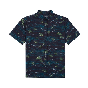 เสื้อเชิ้ตพิมพ์ลายสไตล์ฟิวชั่นสำหรับผู้ชาย ดีไซน์แบบดั้งเดิม ชุดลำลอง - Product Image 1