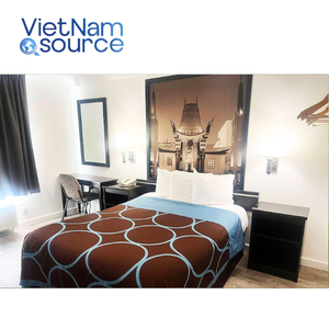 Customized Elegent Super 8 Project CaseGoods Modern <b>Bed</b> <b>Frame</b> Compression <b>Sofa</b> OEM ODM King <b>Bed</b> <b>Frame</b> Hotel Bedroom - Product Image 1