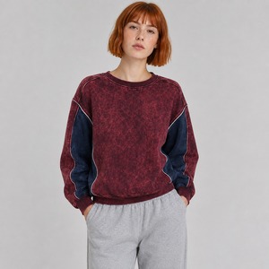 Sudadera para Mujer con Lavado Ácido, de Alta Calidad, Ecológica, Transpirable, de Poliéster, Personalizable - Product Image 1