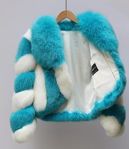 Vente en gros, personnalisation sur mesure, vente directe usine, manteau en fourrure de renard véritable pour femme, nouvelle collection, haute qualité, revers cranté - Product Image 2