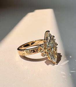 Oro de 18K al por mayor, joyería con diamantes, fabricante al por mayor, joyería de oro fino con - Product Image 2