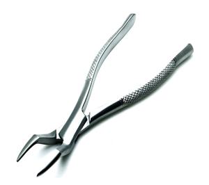 Fórceps de extracción dental 65 incisivos hueso alveolar extracción de dientes instrumentos quirúrgicos AISI 420 Acero inoxidable alemán - Product Image 1