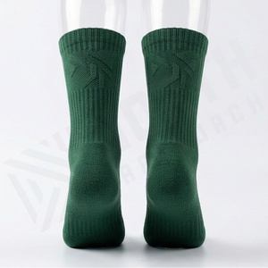 Knitted Cotton Men Logo <b>Socks</b> Embroidery Custom Brand Design Unisex Breathable Athletic Casual Soft Durable Customized Color Fit - Product Image 2