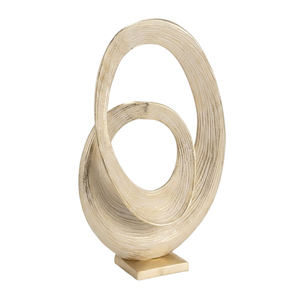 Ensemble de sphères décoratives en métal argenté, sculpture géométrique abstraite moderne en aluminium pour la maison, le salon, l'hôtel, l'accent de table - Product Image 6