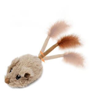 Juguete Electrónico de Peluche Moderno e Interactivo con Cola Vibrante, Carga Inteligente Tipo-C para Gatos - Product Image 2