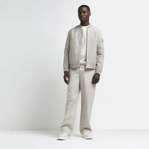 Hot Selling XS Men's <b>Winter</b> <b>Jacket</b> High Street Style Cow Skin Canvas Eco-Friendly Breathable Windproof Lightweight Front - Product Image 6