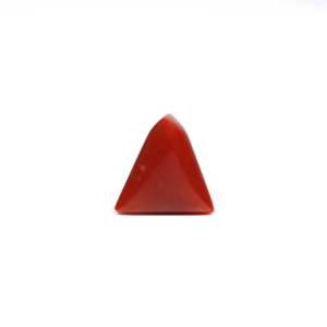 Handcrafted Synthetic Red Coral Oval Cabochon 6.6 Carat Loose Gemstone Lot for Fine Jewelry - Product Image 2