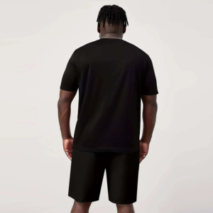 Conjunto de Camiseta y Pantalones Cortos Térmicos Transpirables y Ligeros para Hombre, Tallas Grandes, Servicio OEM, Estilo Urbano, Conjuntos de Camisetas para Hombre - Product Image 4