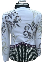 Veste de présentation Western Custom Rodeo Queen Base blanche - Product Image 6