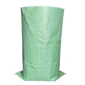 Factory custom 50kg 100kg vegetable agriculture sand packing bags pp grow woven bag