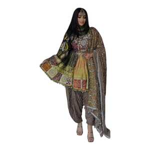 Robe bohème traditionnelle pour femmes, couleur personnalisée, fabricant OEM ODM, robes décontractées afghanes, prix de gros en vente - Product Image 1