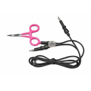 LUMINEX IMPEX Black Grounded Hemostat Locking Carbon Steel Lightweight Precision Work Smooth Work Pliers White Handle High - Product Image 5