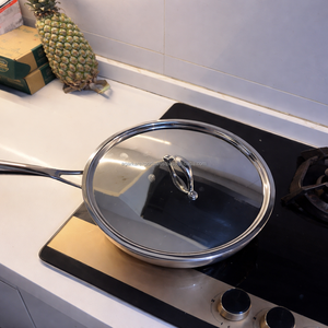 18cm Stainless Steel Fry <b>Pan</b> Vietnam 3 Ply Non Stick Induction Export Supplier - Product Image 3