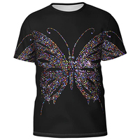 T-shirt personnalisé pour homme au design cool, uni, style Moyen-Orient, impression à chaud OEM, 100 % coton, écologique, col rond, manches courtes, coupe ample