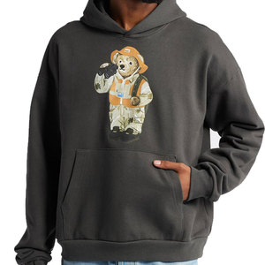 Sweat à capuche vintage délavé à l'acide pour hommes et femmes |   Pull-over streetwear surdimensionné et épais |   Fournisseur de sweats à capuche personnalisés OEM ODM - Product Image 3