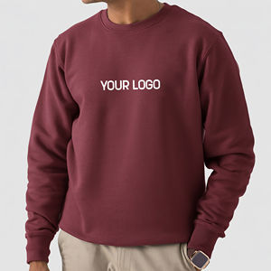 Sweat-shirts d'hiver pour hommes personnalisés, effet délavé, avec appliqué, 100% coton, poids lourd 350 g/m², coupe oversize, logo brodé - Product Image 1