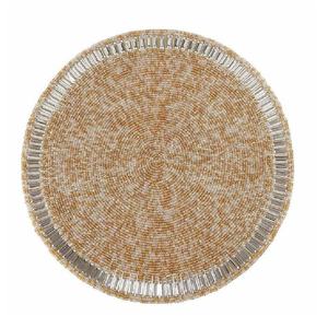 Nouvelle arrivée, tapis de table rond antidérapant en verre massif perlé fait à la main, moderne, pour la maison, les mariages, les fêtes, la décoration de la cuisine - Product Image 5