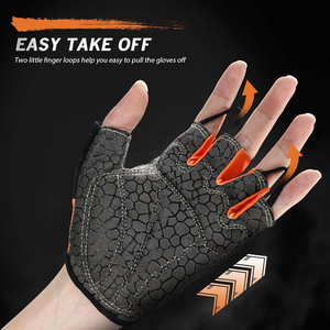 Gants de cyclisme pour sports de plein air, gants de VTT, gants de protection pour moto, gants de motard, gants d'été mi-doigts unisexes - Product Image 4