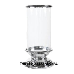 Luminaires décoratifs d'intérieur en verre et métal, style hurricane, pour bougies, pour la décoration de la maison et de mariages, pour la maison et les espaces de vie - Product Image 6