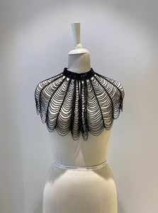 <b>Women's</b> Luxury Handcrafted Net <b>Cape</b> <b>Poncho</b> with Pearl, Bead, Sequin & Stone Ethnic & Western Fusion Cover-Up - Product Image 3