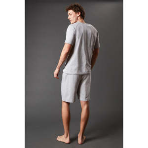 Muestra gratuita, conjunto de ropa de verano para mujer con logotipo personalizado, conjunto de dos piezas con cuello redondo, conjunto corto de algodón transpirable. - Product Image 3