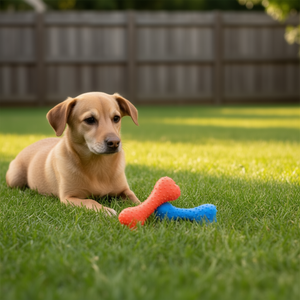 Giocattolo per cani Yommy Rubber Bone, 14 cm, giocattolo da masticare per animali domestici - Product Image 3