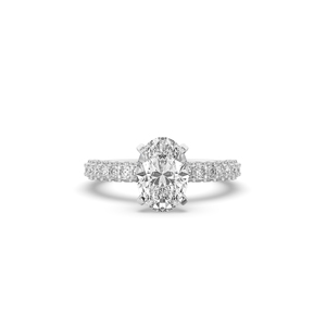 0.5Ct <b>CUSHION</b> Cut Lab Grown Diamond <b>Ring</b> 925 Silver Gold Unique Style Lightweight Engagement <b>Ring</b> for Women - Product Image 2