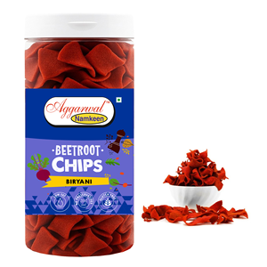 Aggarwal Namkeen Chips de Betterave Saveur Biryani, Snack Sain, Chips de Betterave Croustillantes aux Épices Riches, Snack Croquant, Vente en Gros - Product Image 4