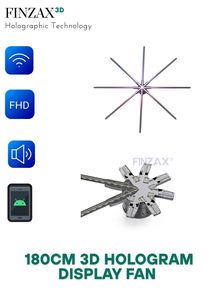 3D Hologram Display <b>Fan</b> 180cm High Performance 3D Holographic <b>Fan</b> LED Screen Digital Hologram Display with PC Software Control - Product Image 2