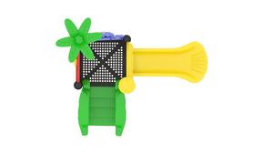 Structure de jeu multi-activités Little Fingers - Construction extérieure en métal et acier - Product Image 2