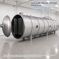 Industriële vacuümvriesdroger FFD-230, circa 230m 2300kg Batch Koffie Thee Extract Voedselverwerking Aangepaste spanning