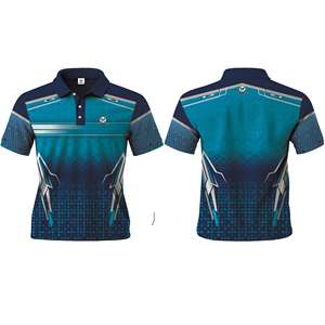 T-shirt 100% coton pour homme, coupe ample, imprimé, logo personnalisé, bleu bleuet, col rond, t-shirt de sport respirant, vêtements de sport - Product Image 2