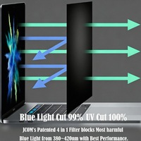 Filter Privasi Anti Spy untuk PC Laptop, pelindung layar privasi, film komputer, pelindung visual, film anti silau, perawatan mata