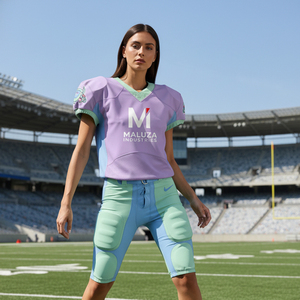 ชุดยูนิฟอร์มอเมริกันฟุตบอลแบบกำหนดเอง พิมพ์ลายแบบซับลิเมชั่นความละเอียดสูง พร้อมชื่อทีมและหมายเลข ชุดฝึกซ้อมฟุตบอลผ้าตาข่ายทนทาน - Product Image 6