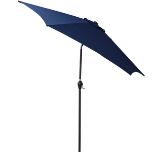 Ombrellone Inclinabile da 9 Piedi con Tessuto Blu Navy, Ombrelloni e Basi per Patio - Product Image 6