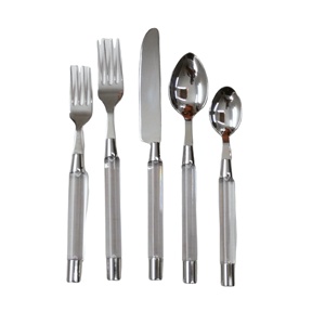 Fabriqué en Inde Utilisation de mariage en acier inoxydable Vintage Food Safe Cuillère Couteau Fourchette Couverts Ensemble du meilleur fournisseur - Product Image 1