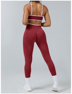 Venta Directa de Fábrica: Conjunto Deportivo de 2 Piezas para Mujer, Yoga, Cintura Media Elástica, Secado Rápido, Ecológico, Spandex/Nylon - Product Image 3