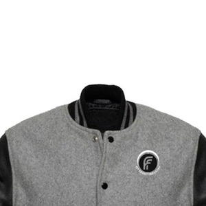OEM Custom <b>Men's</b> Casual Wool Blend Embroidery Logo Stand Collar <b>Baseball</b> Varsity <b>Jacket</b> High Street Style Winter Outdoor - Product Image 4