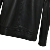 Veste en cuir pour homme sur mesure, cuir véritable, finition douce de haute qualité, style classique, fabrication OEM ODM, fourniture en gros directe d'usine
