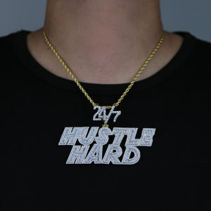 Collar de Cadena de Hielo con Corte Brillante de Plata 925 Personalizado para Hombre, Estilo Hip Hop, con Colgante de Jesús de Moissanita VVS, Chapado en Oro Rosa, de Starspire Jewels - Product Image 4