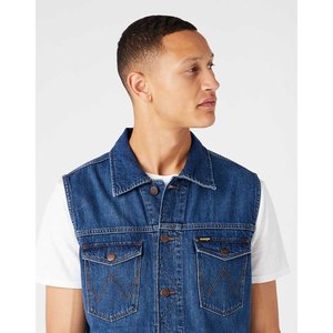 Gilet en jean personnalisé OEM/ODM |   Vestes en jean sans manches pour hommes et femmes |   Fournisseur direct de fabricants à fort volume de production - Product Image 4
