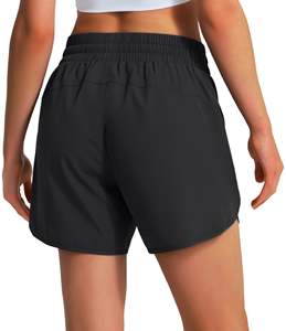 Shorts de course pour femmes, collants avec cordon de serrage, taille mi-haute, 100% polyester, séchage rapide, respirant, sport, streetwear, shorts pour femmes - Product Image 6