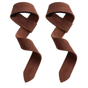 Sangles de poignet en cuir robustes avec logo personnalisé pour l'entraînement de musculation, antidérapantes, pour la force de préhension en salle de sport - Product Image 6