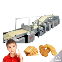 Ligne complète Machine de production de biscuits pour la vente Ligne multifonctionnelle de biscuits durs et mous