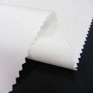 Tissu satiné blanc ivoire LCL275 Taïwan 100 % polyester, poids moyen, tissé, pour robes de mariée, vêtements de mariage et accessoires pour filles - Product Image 4