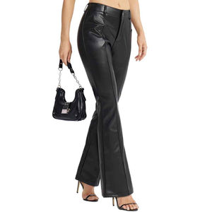 Pantalones y Leggings de Cuero Bordados Personalizados de Primera Calidad para Mujer, Ropa Deportiva Elegante y Funcional, Pantalones de Cuero para Mujer Talla Grande - Product Image 6