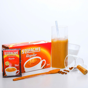 STEPPA CAFE Café instantané vietnamien de qualité supérieure Arabica Crème au chocolat, au lait, à la noix de coco Prix compétitif Emballage en boîte OEM - Product Image 3