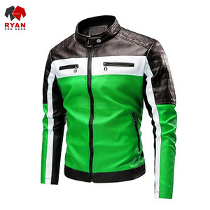Vestes en cuir sur mesure pour hommes, couleurs unies, logos personnalisés, grandes tailles, vestes respirantes de Ryan Pro Gear - Product Image 1